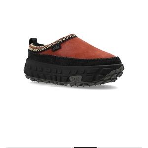 UGG Red and Black Mules